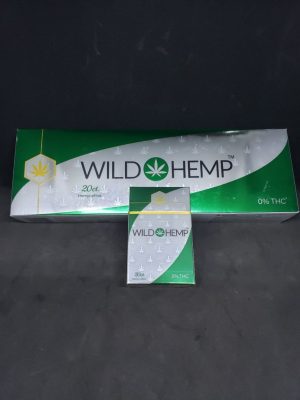 WILD HEMP NO TOBACCO NO NICOTINE NO THC  10 in a case 20 in a box.