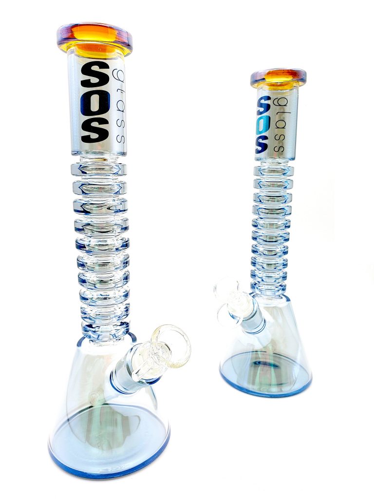 SOS151 10" 38X5mm Electroplated - SOSGlass - Wholesale Smoking Instruments