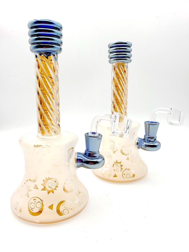 SOS2110 w/banger 10" Character - SOSGlass - Wholesale Smoking Instruments