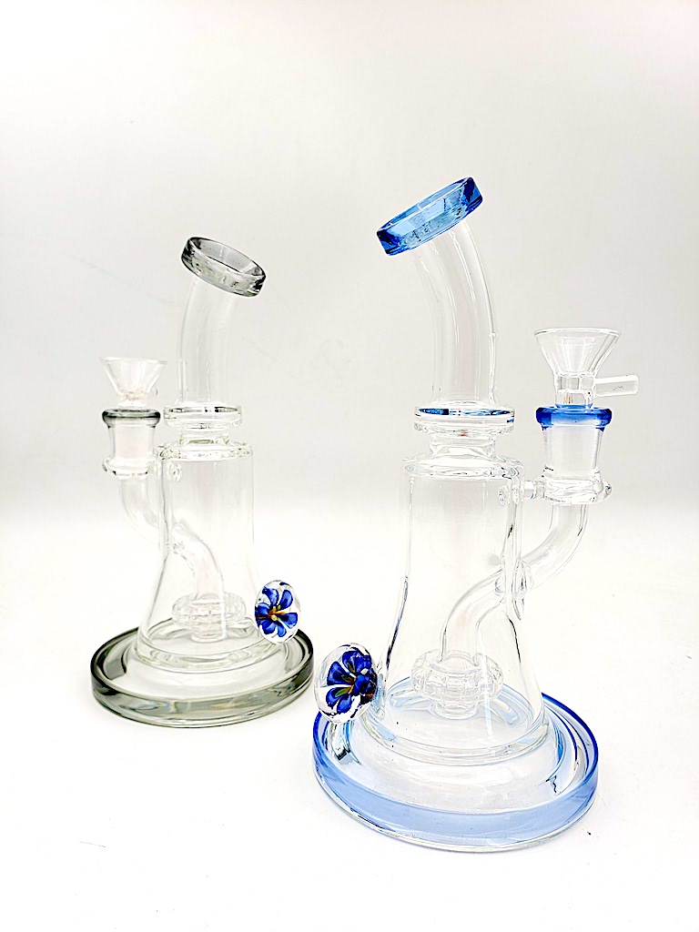 SOS1374 9" Flower Marble - SOSGlass - Wholesale Smoking Instruments