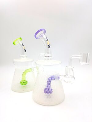 SOS036 8" Frosted Design w/ Banger *3 COLORS AVAILABLE*