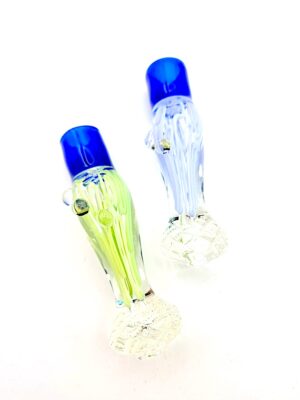 CH126 Slyme Chillum with Carved Tip
